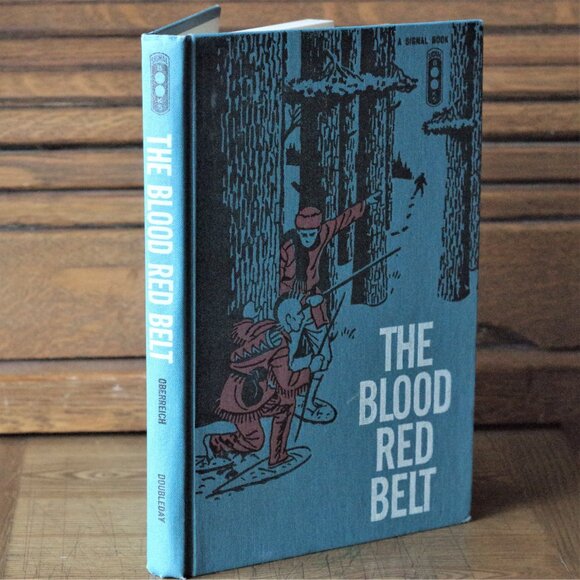 Vintage Book The Blood Red Belt by Robert Oberreich Doubleday Signal Book 1st Ed - Picture 2 of 10